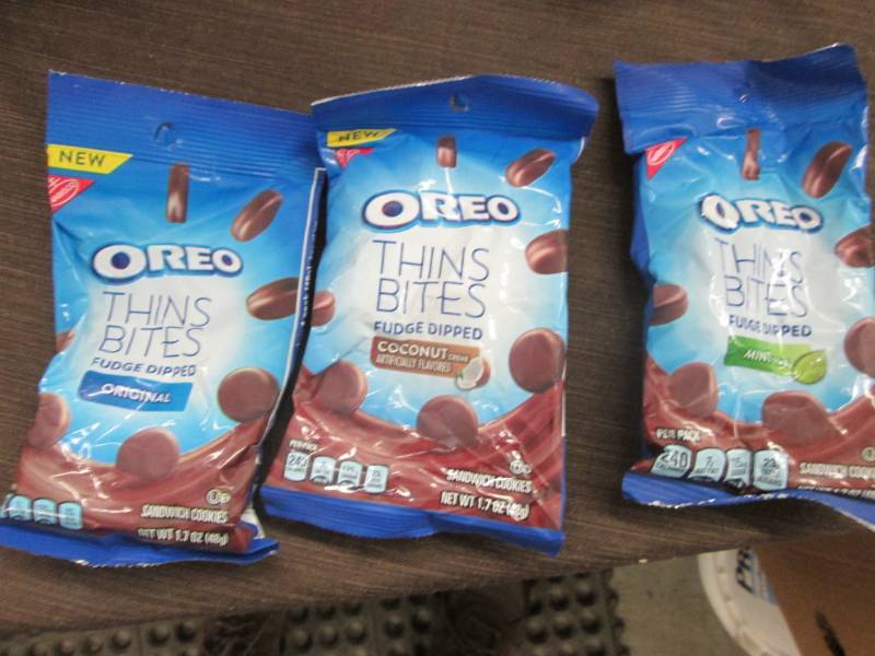 lot 245 image: 22- 1.7 oz Oreo Thin Bites...