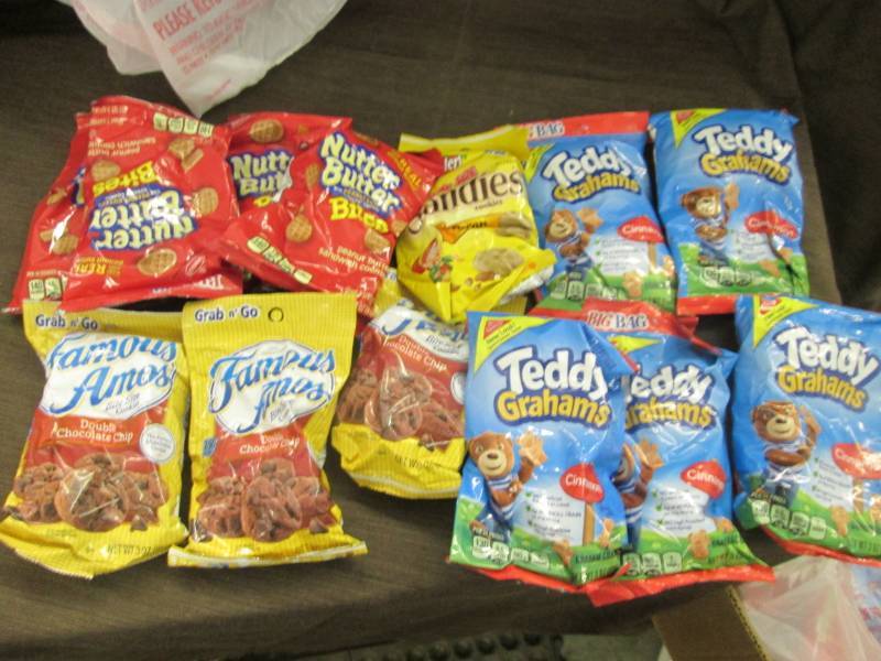 lot 246 image: 13 Bags Assorted Snacks...