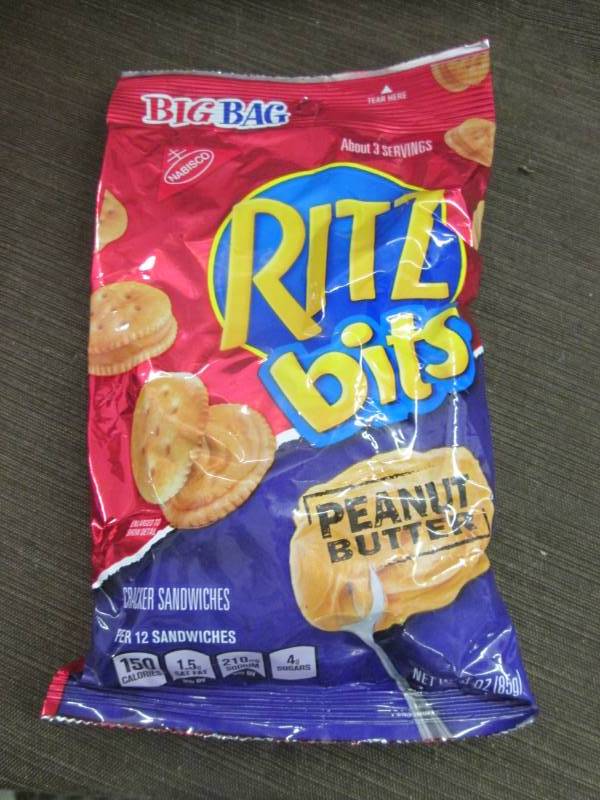 lot 257 image: 12- 3 oz Bags Ritz Bits Cracker San...