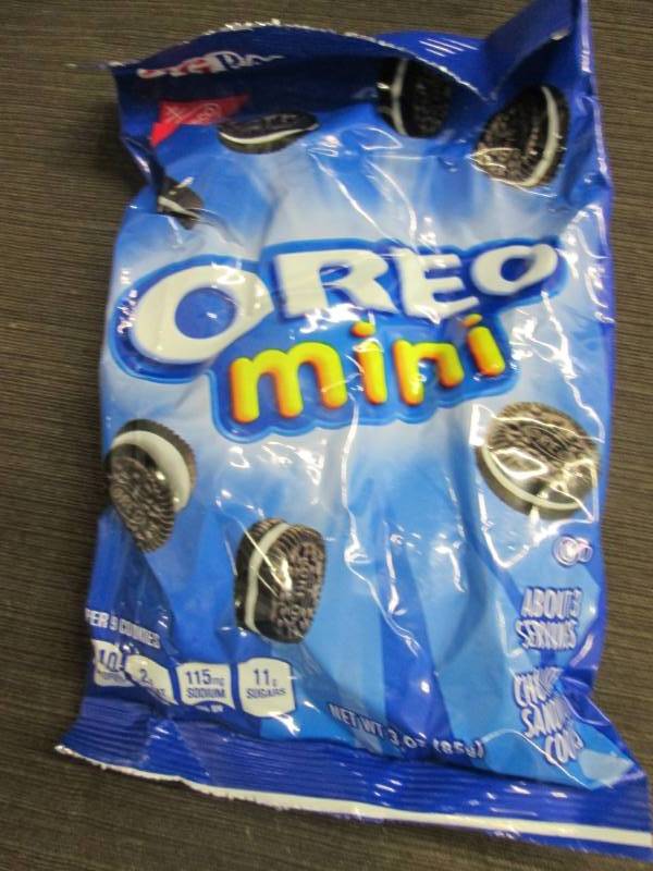 lot 288 image: 12 Bags of Oreo Minis 3 oz size...