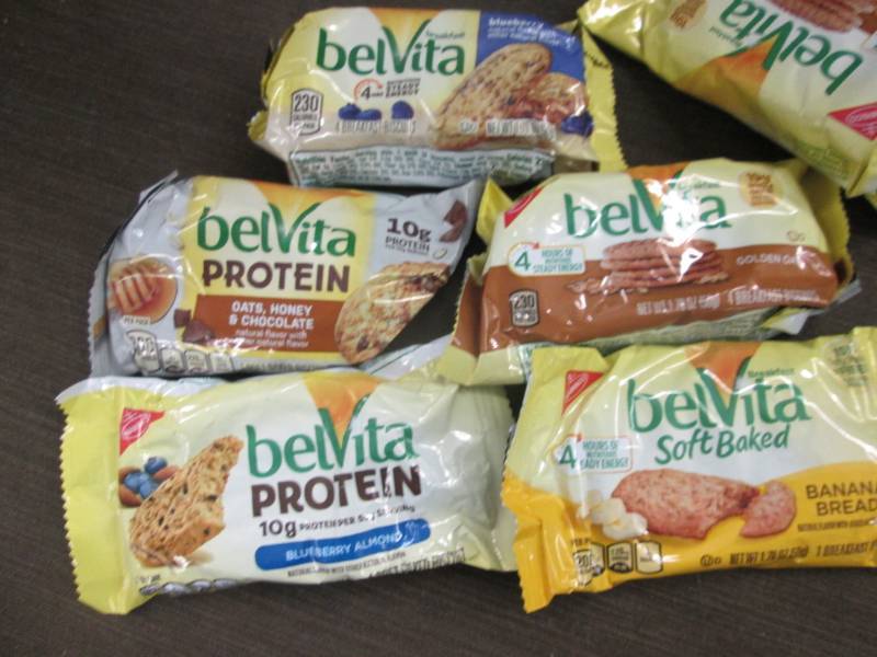 lot 296 image: 24 Belvita Breakfast Biscuits & Pro...