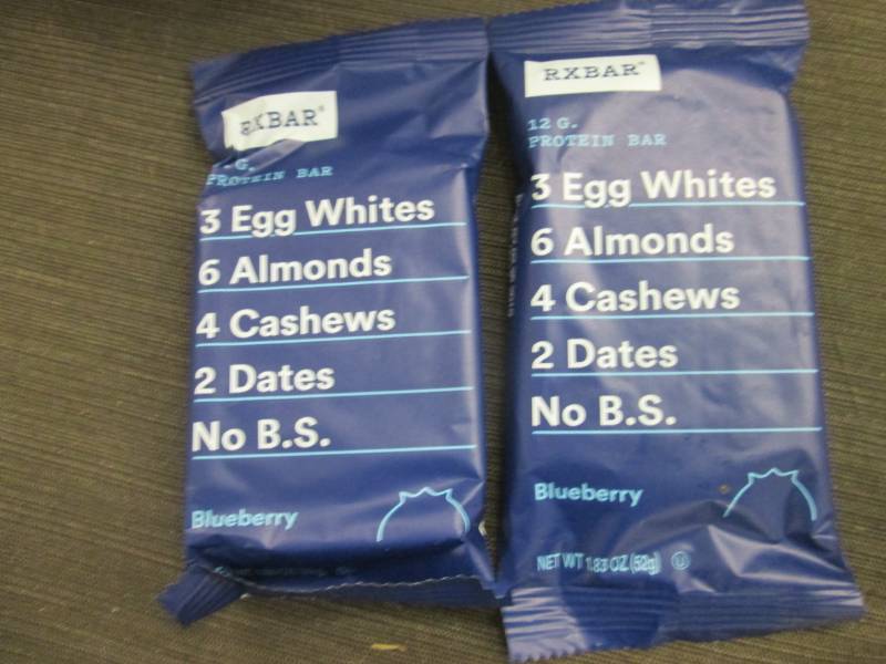 lot 298 image: 24 Rxbar Protein Bars...