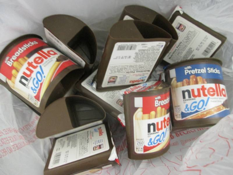 lot 302 image: 12- 1.8 oz Nutella with Breadsticks...