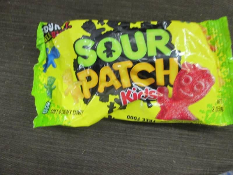 lot 308 image: 12 - 2 oz Pks Sour Patch Kids Candy...
