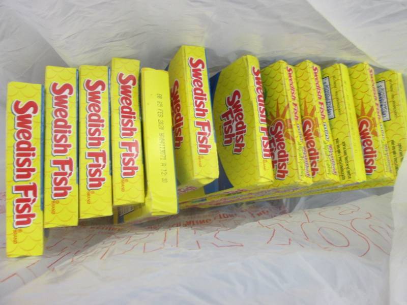 lot 314 image: 12- 3.1 oz Pks Swedish Fish...