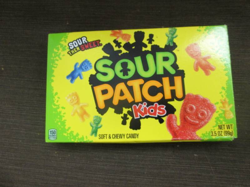 lot 315 image: 12- 3.5 pks Sour Patch Kids...
