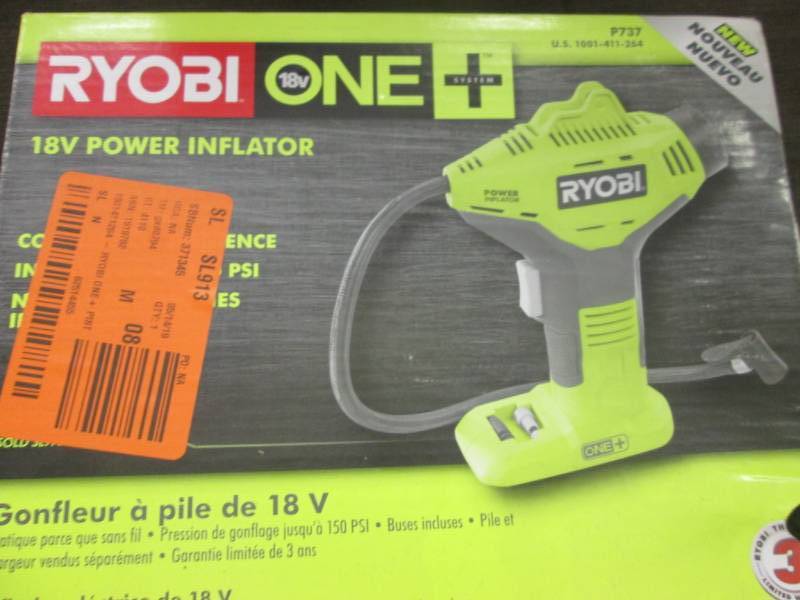 lot 364 image: Ryobi 18-Volt ONE Cordless Power I...
