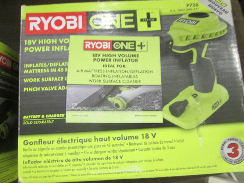 lot 366 image: Ryobi 18-Volt ONE Cordless High Vo...