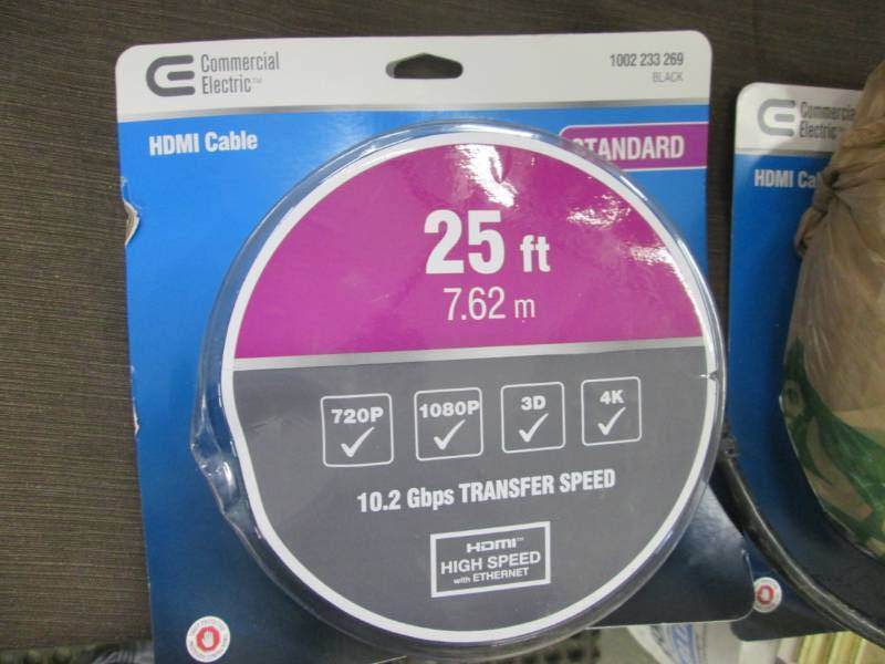 lot 379 image: 2 Commercial Electric 25 ft. Standa...