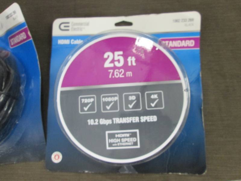 lot 383 image: 2 Commercial Electric 25 ft. Standa...