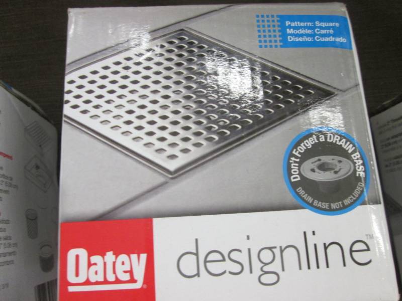 lot 405 image: Oatey Designline 4 in. x 4 in. Squa...