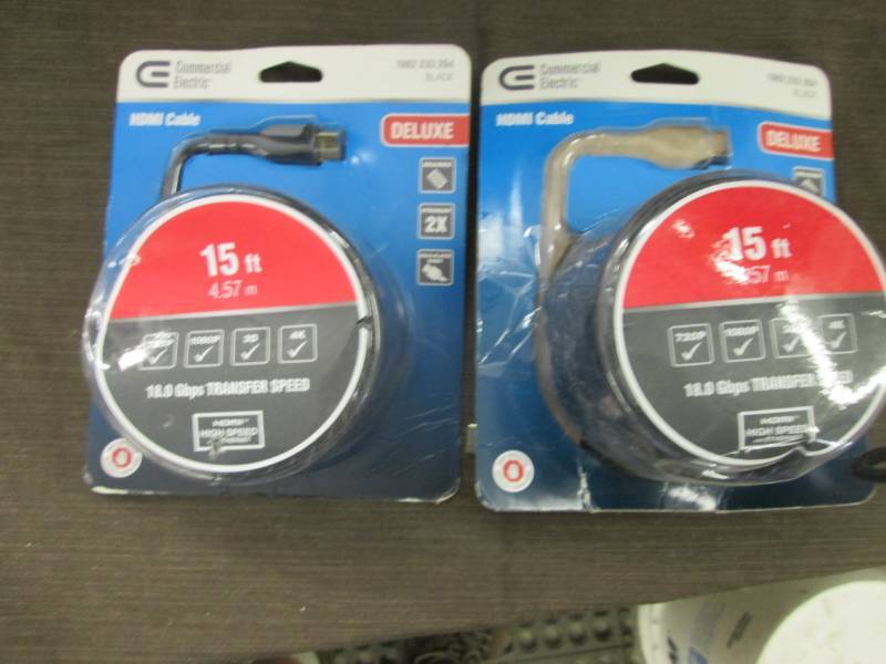 lot 411 image: 2 Commercial Electric 15 ft. Deluxe...