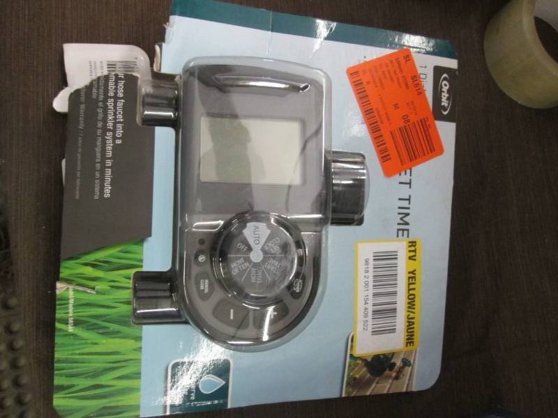 lot 414 image: Orbit 2-Outlet Hose Faucet Timer op...