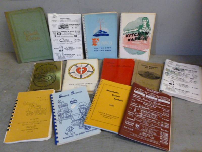 lot 58 image: Vintage Church Cookbooks