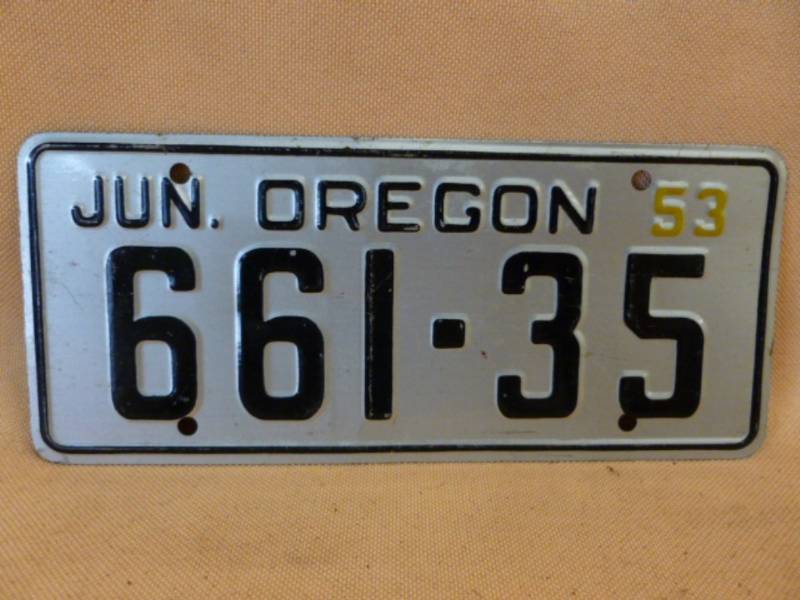 lot 157 image: Vintage License Plate