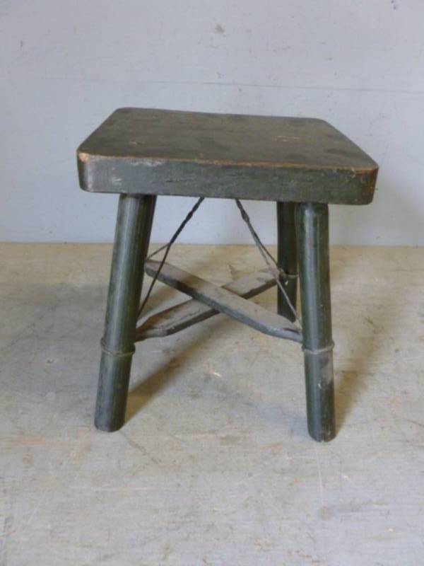 lot 217 image: Vintage Milking Stool