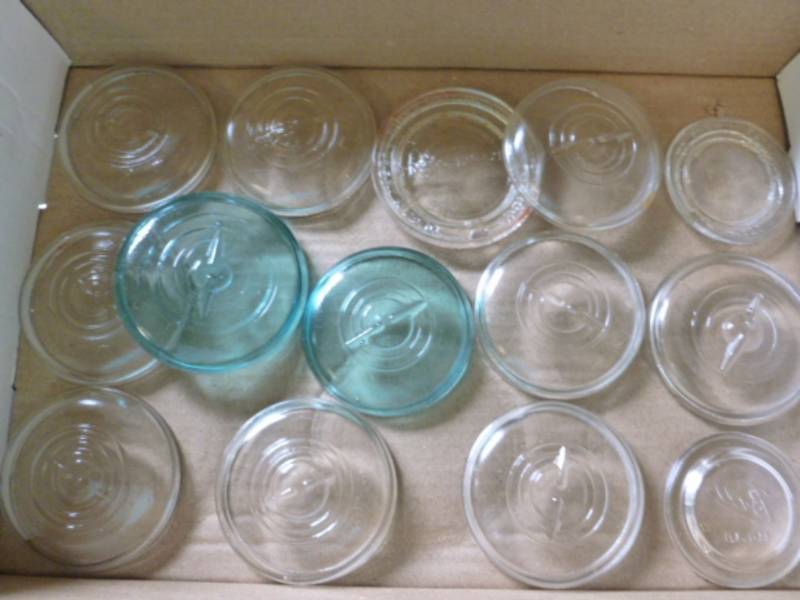 lot 218 image: Antique Canning Jar Lids
