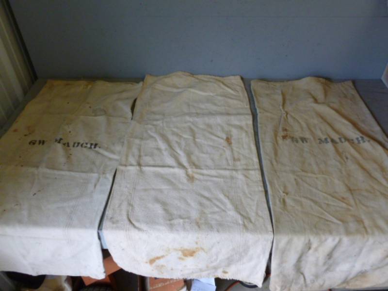lot 223 image: Vintage Feed Sacks
