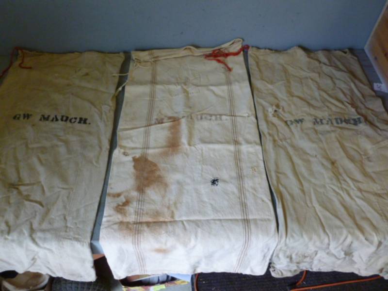 lot 224 image: Vintage Feed Sacks