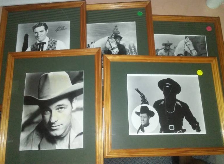 lot 17 image: Photos framed and matted. Trigger and Roy Rogers and more