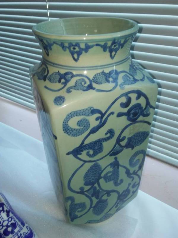 lot 45 image: Large vase and more - Pottery