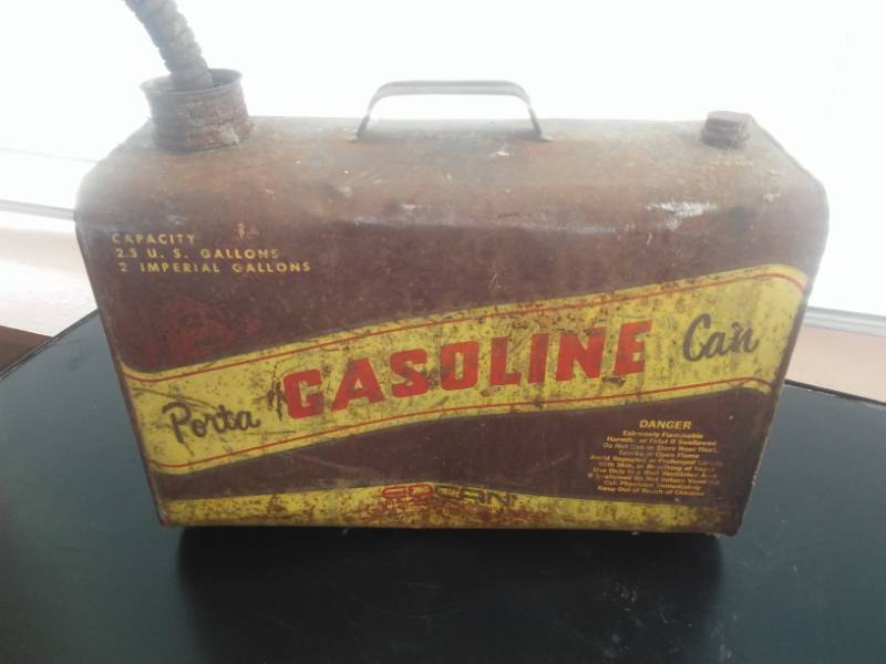 lot 54 image: Vintage Porta gasoline can