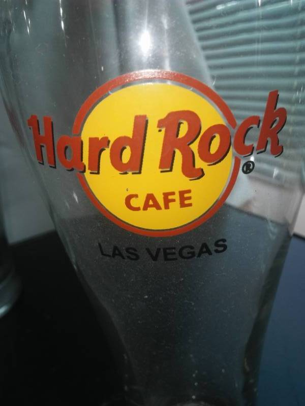 lot 72 image: Collectible glass. Hard Rock, 7Up, Miller Lite, Bud Light, NRA,