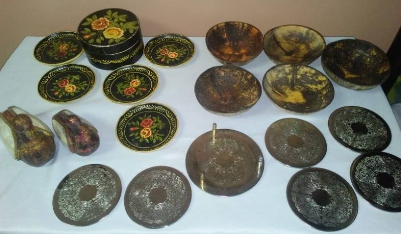 lot 124 image: Vintage coaster sets - 2, Birds, bowls. Occupied Japan.