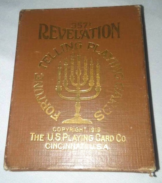 lot 154 image: Vintage fortune telling playing cards, standard deck