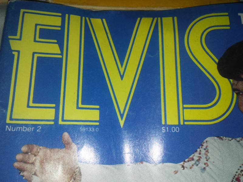 lot 158 image: Vintage Elvis magazines and European maps