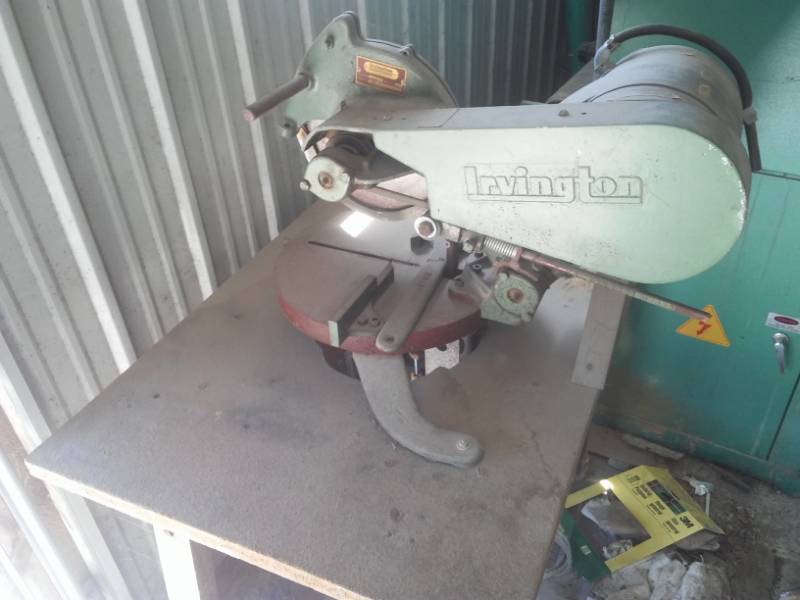 lot 238 image: Irvington machine chop saw - 8 in. model  5KC182AG201D