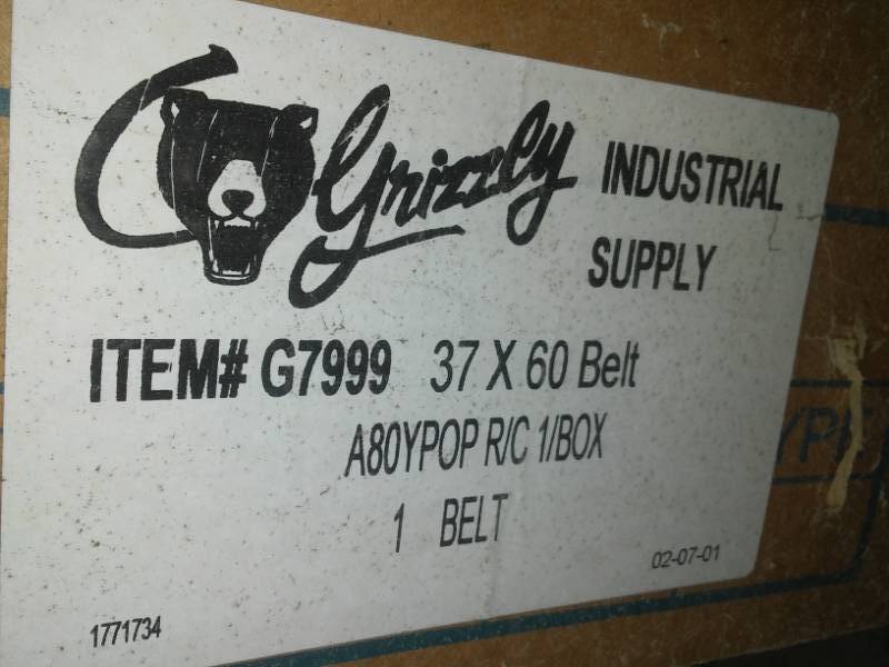 lot 246 image: Grizzly Industrial Supply 80 grit.