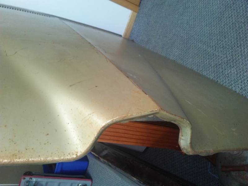 Pontiac Hood gold.