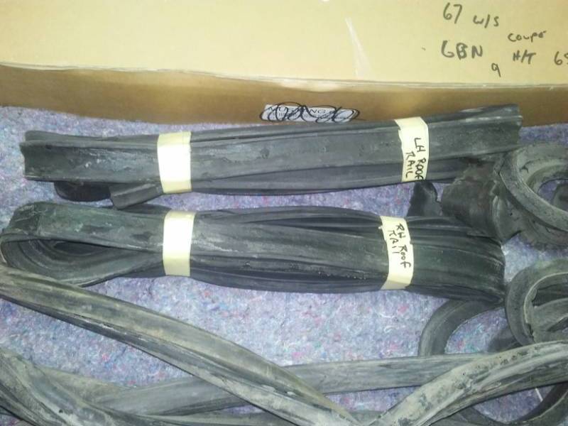 Weather-stripping, windshield, rear window seals - all good. Original