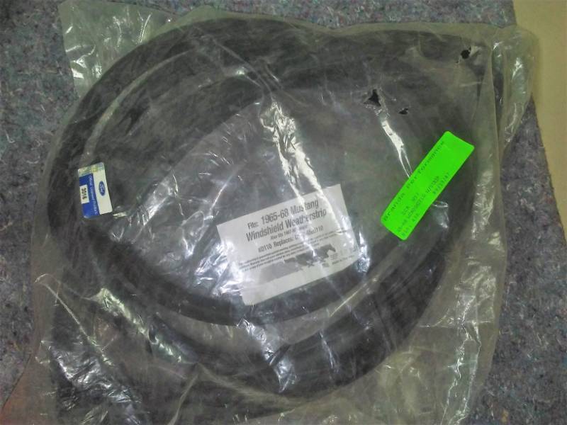 New 65 - 68 Mustang windshield weather-strip.