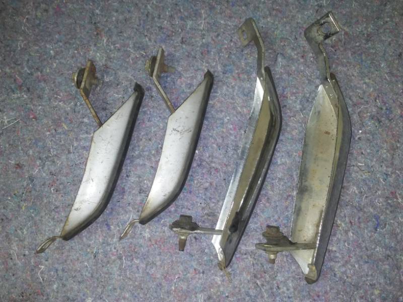 Front and rear bumper guards, 4 total. Good condition Original