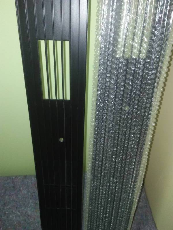 New door grills, indoor speaker grills - black.