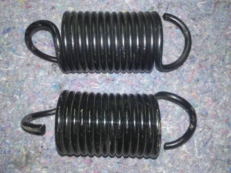 2 new hood springs - perfect.