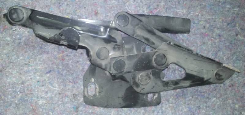 2 used hood hinges left and right black, perfect. Original