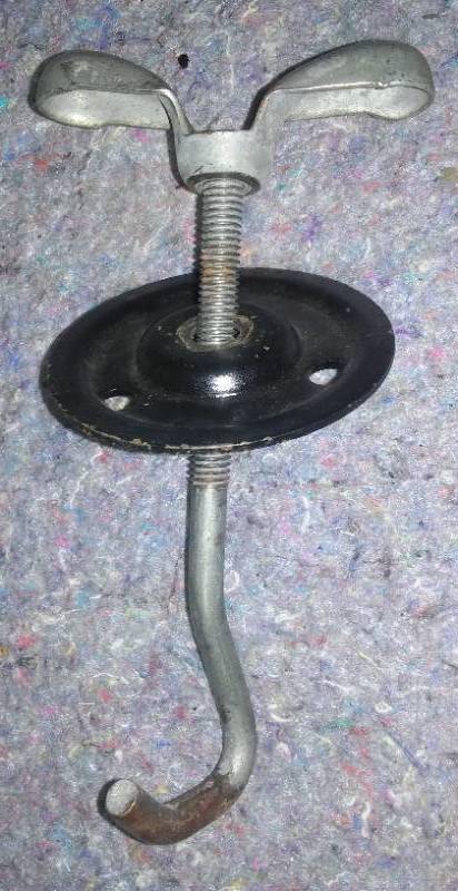 J hook spare tire Fastener mounting. Original