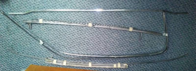 Complete set of chrome exterior trim. Original See ALL pictures.