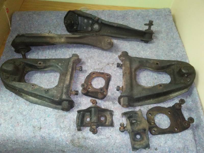Front Suspension pieces, right and left.