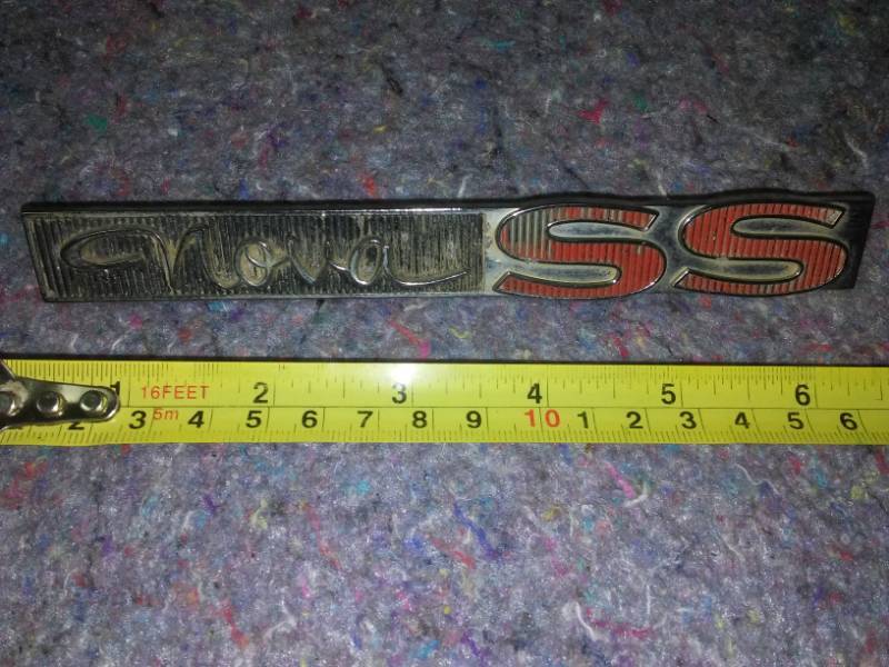 Nova SS 1963-64 Chevy II Nova trunk emblem