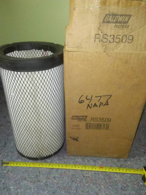NEW Baldwin Diesel Secondary Filter No. RS3509 � New in Box.
