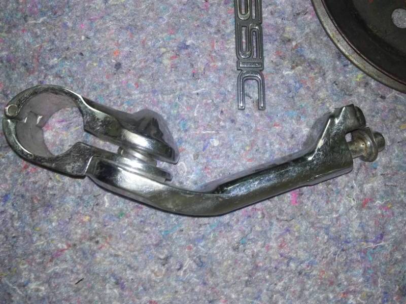Misc. Chrome Heavy Motorcycle parts, pulley wheel and more.