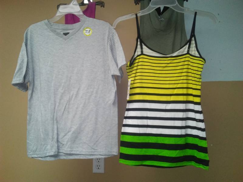 lot 420 image: Ladies medium - 5. Tanks and tees.