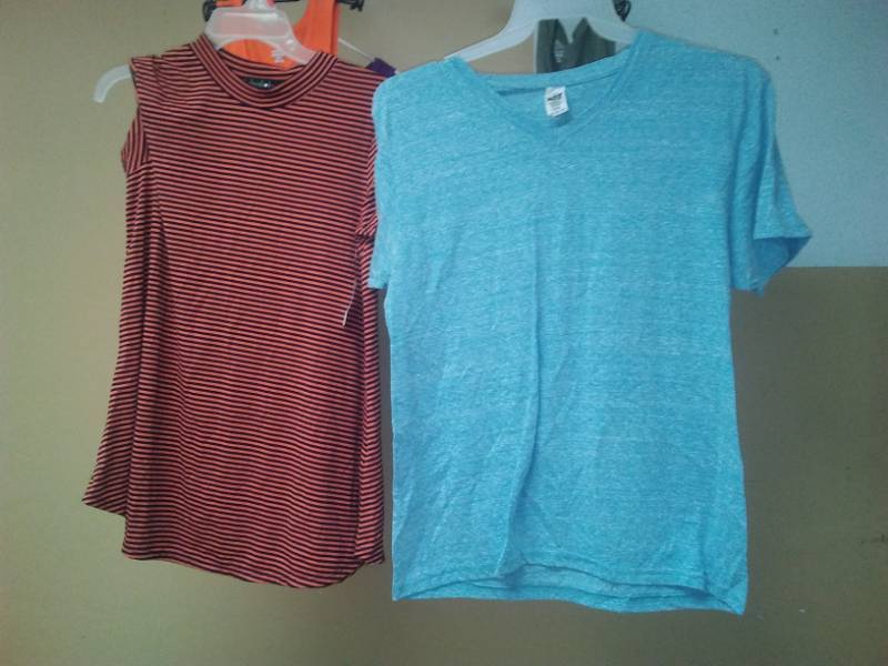 lot 421 image: Ladies medium - 5. Tanks and tees.