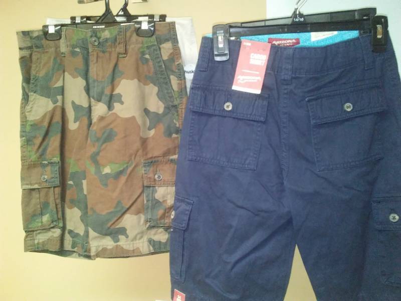 lot 480 image: Boys shorts - 4. Size 14 regular and husky.