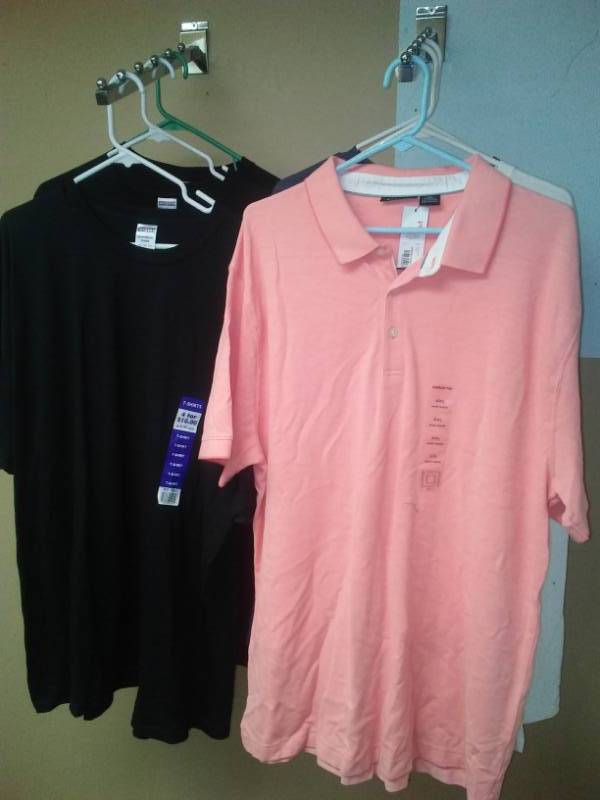 lot 491 image: Mens shirts - 6. Size 4 XL and 2XL.
