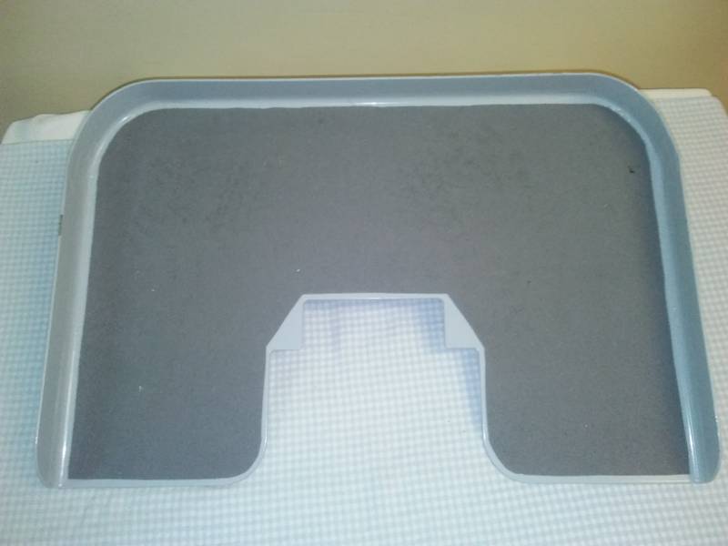 lot 303 image: Wheelchair footplate. New Metal, Universal fit 10 x 12.